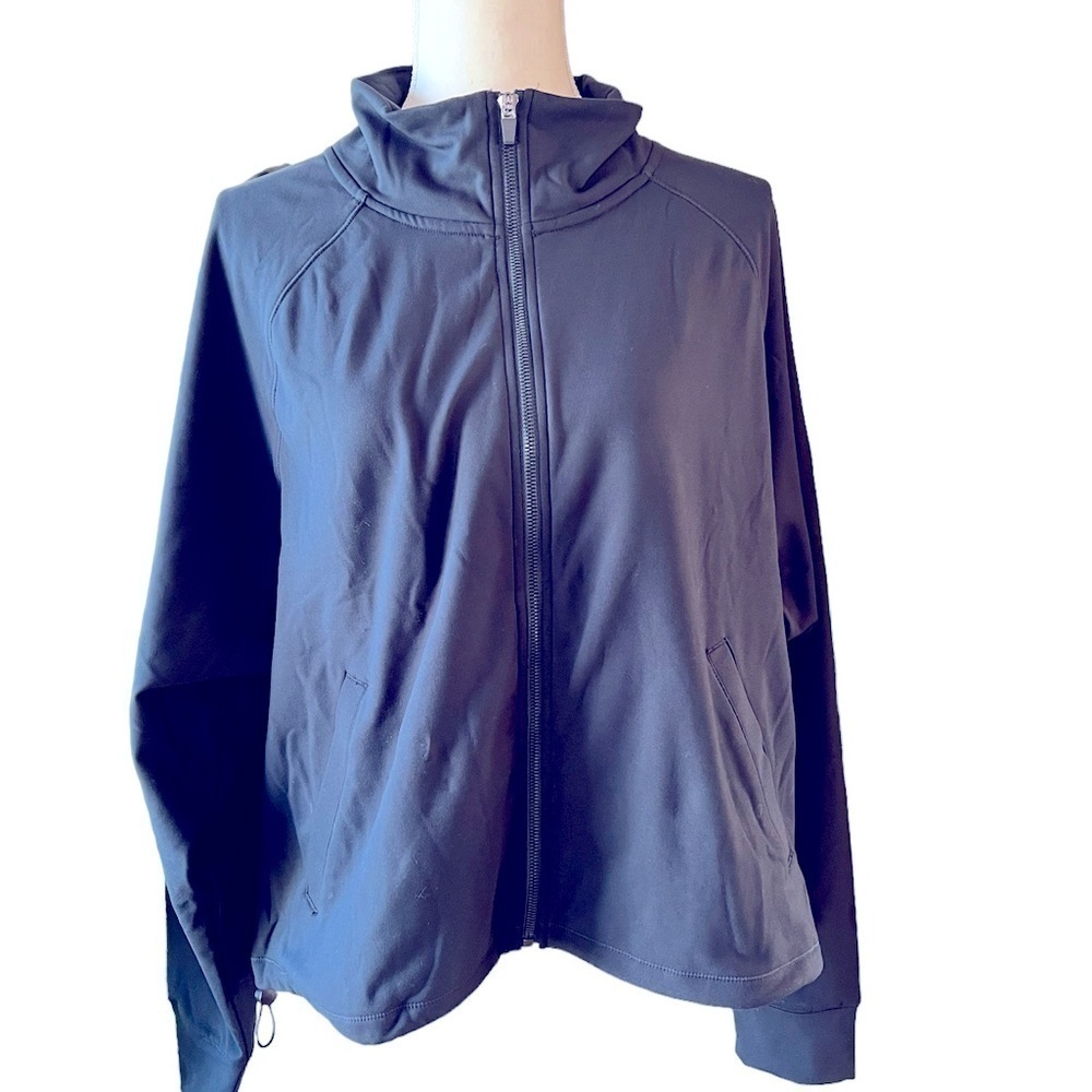 90 Degree by Reflex yogalicious Lux full zip jacket black size XXL